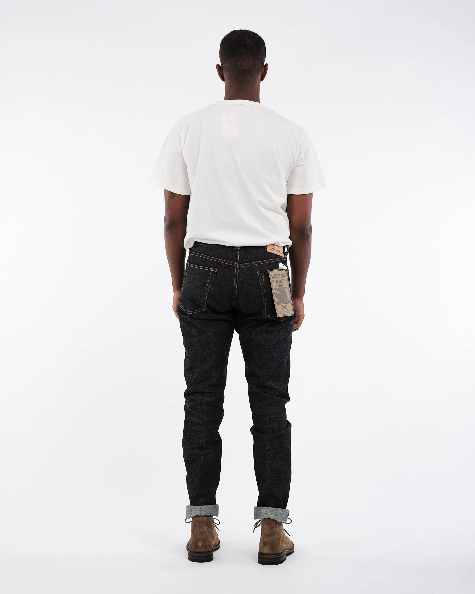 0405-V 15.7 oz Zimbabwe Cotton High Tapered Jeans