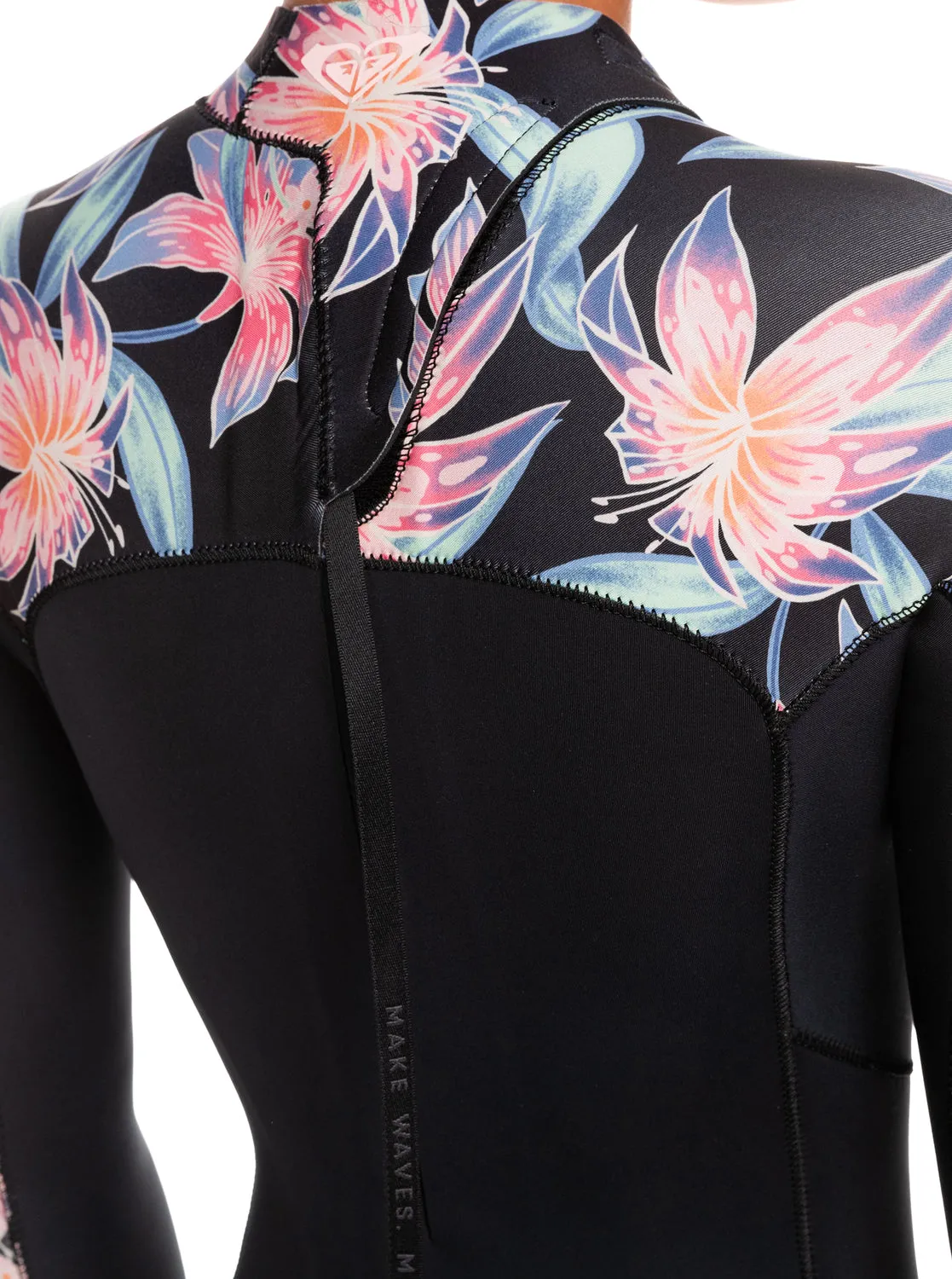 4/3mm Swell Series Back Zip Wetsuit - Anthracite Paradise Found S