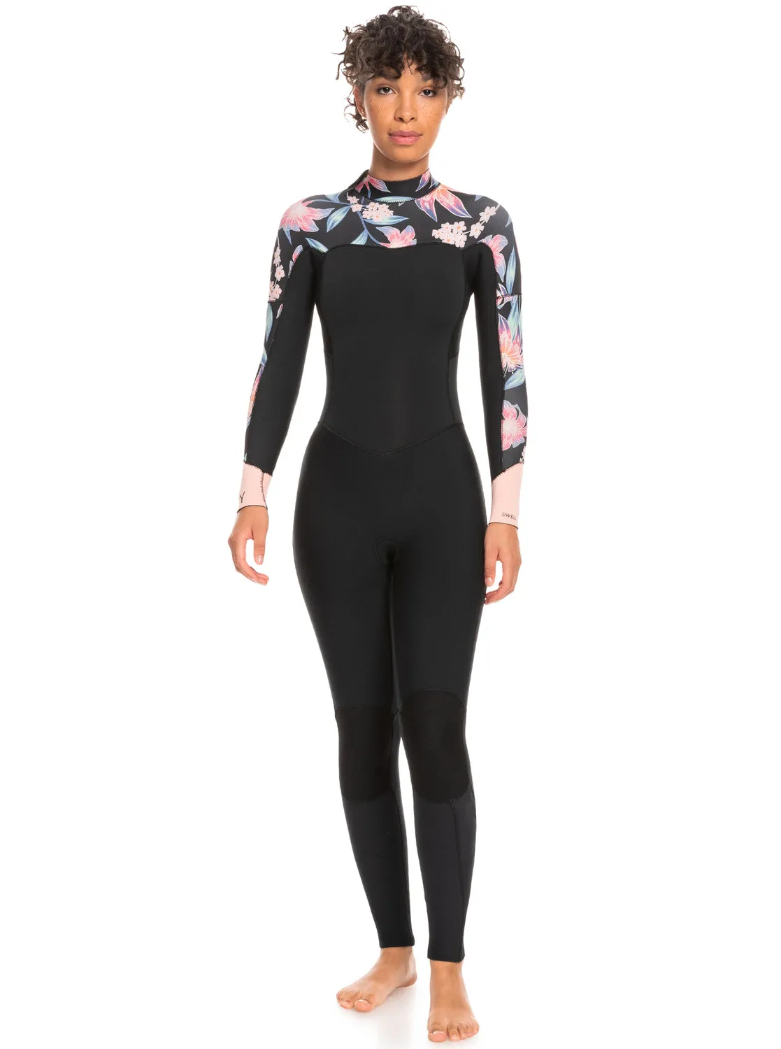 4/3mm Swell Series Back Zip Wetsuit - Anthracite Paradise Found S