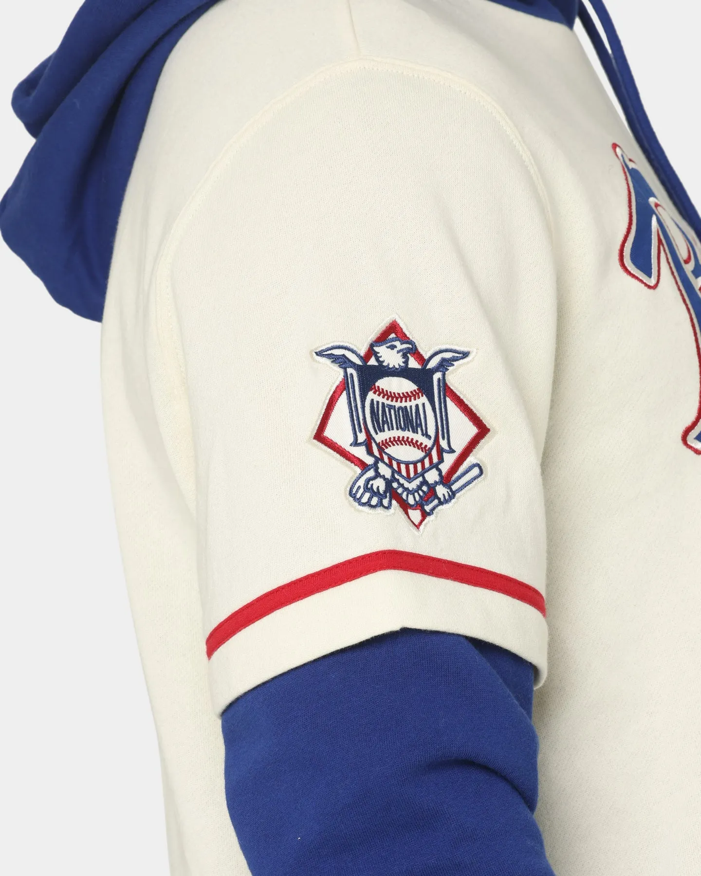 47 Brand Atlanta Braves Shortstop Hoodie Cream