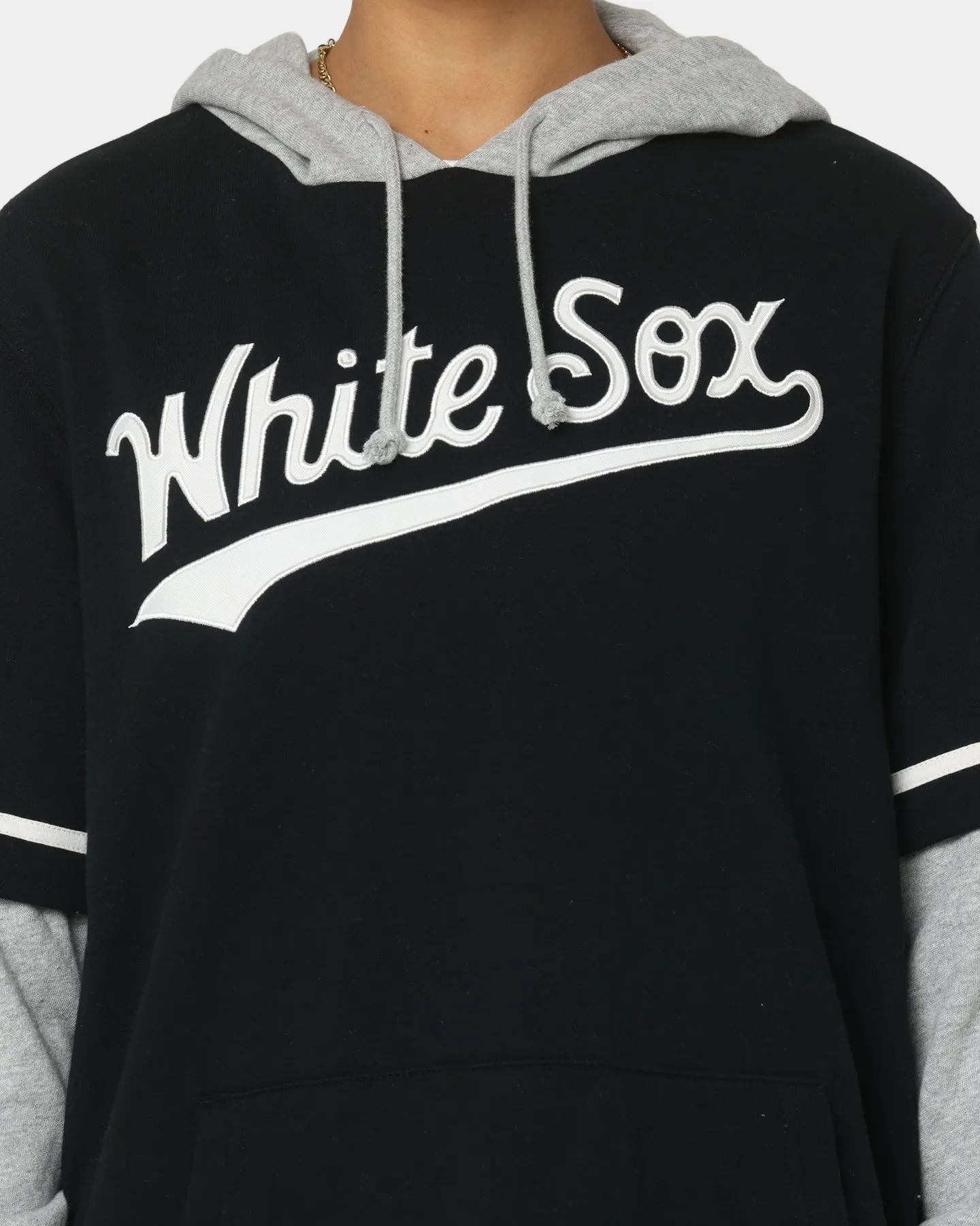 47 Brand Chicago White Sox Shortstop Hoodie Jet Black