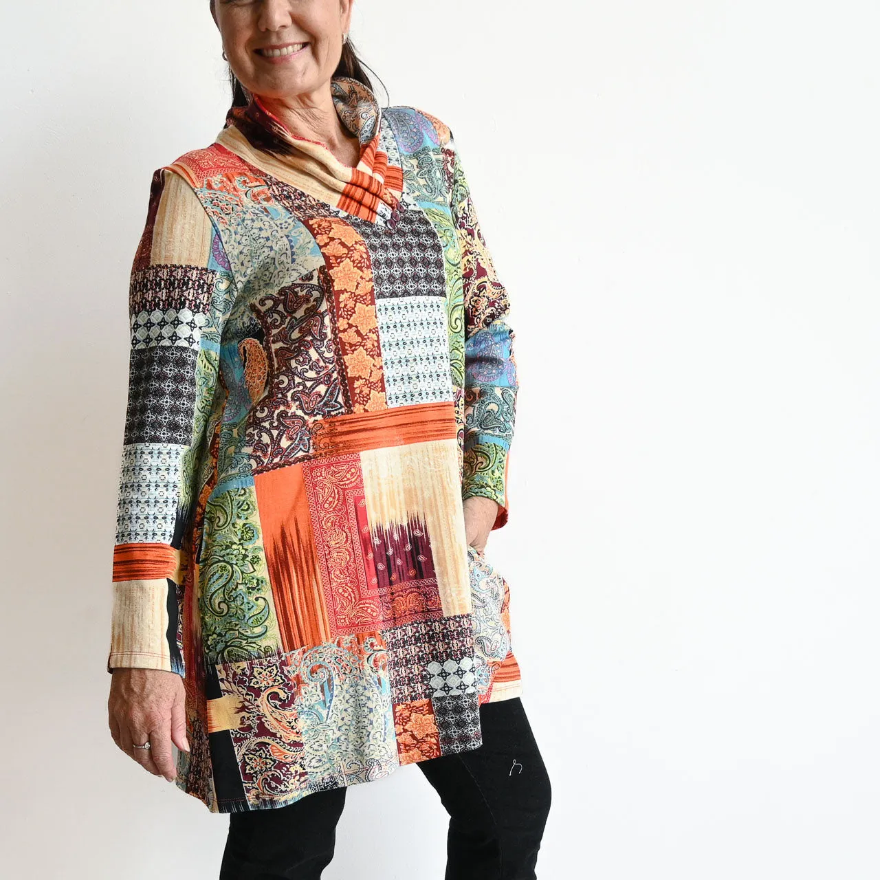 A-line Winter Tunic Top by Orientique Australia - Brahams - 92056