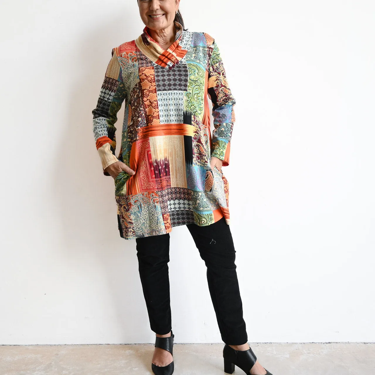 A-line Winter Tunic Top by Orientique Australia - Brahams - 92056