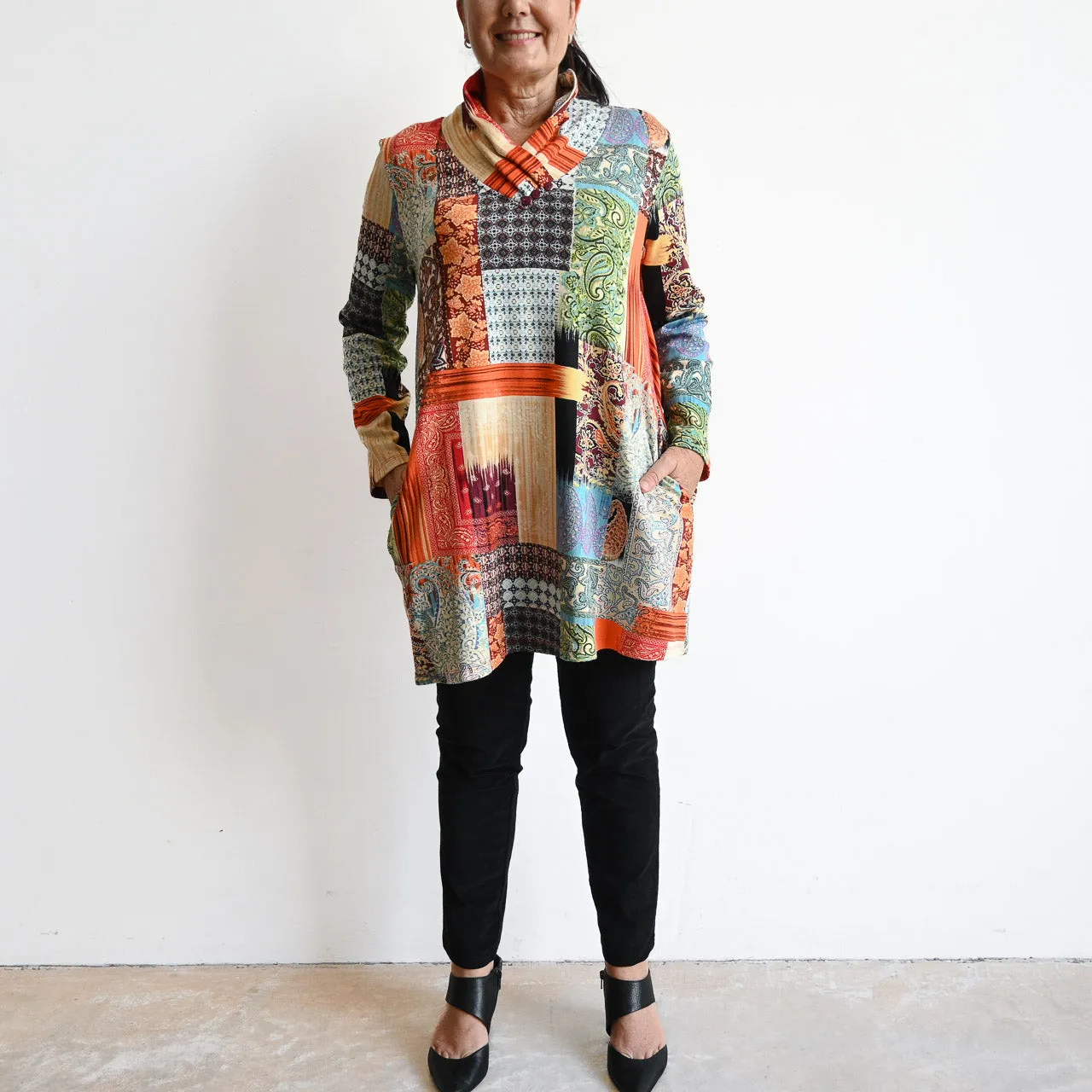 A-line Winter Tunic Top by Orientique Australia - Brahams - 92056