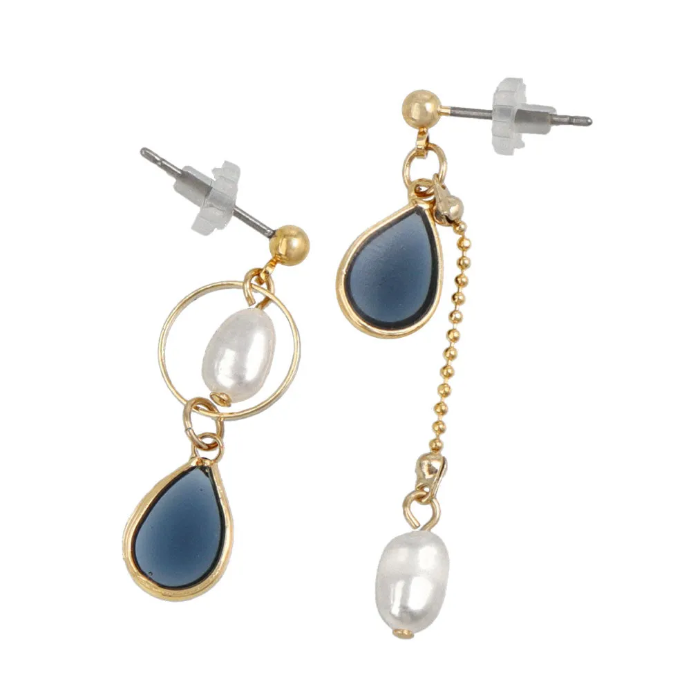 Accent Color Freshwater Pearl Earrings