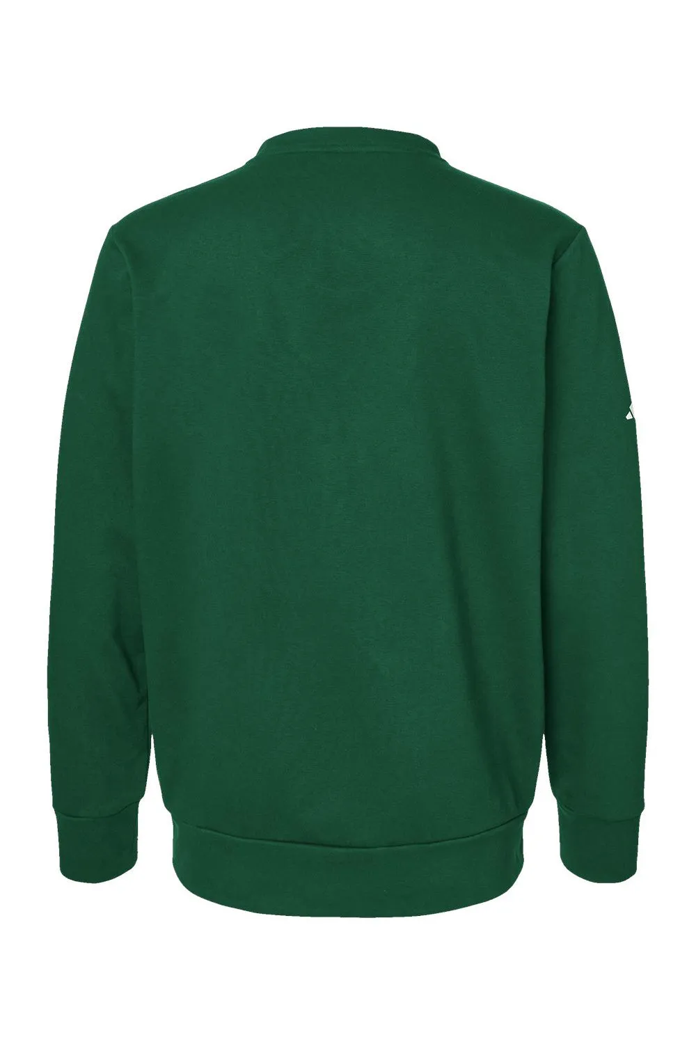 Adidas Mens Fleece Crewneck Sweatshirt - Collegiate Green - NEW