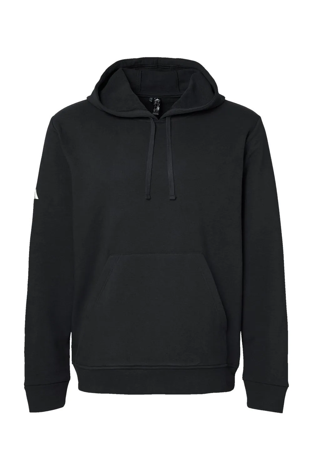 Adidas Mens Fleece Hooded Sweatshirt Hoodie - Black - NEW