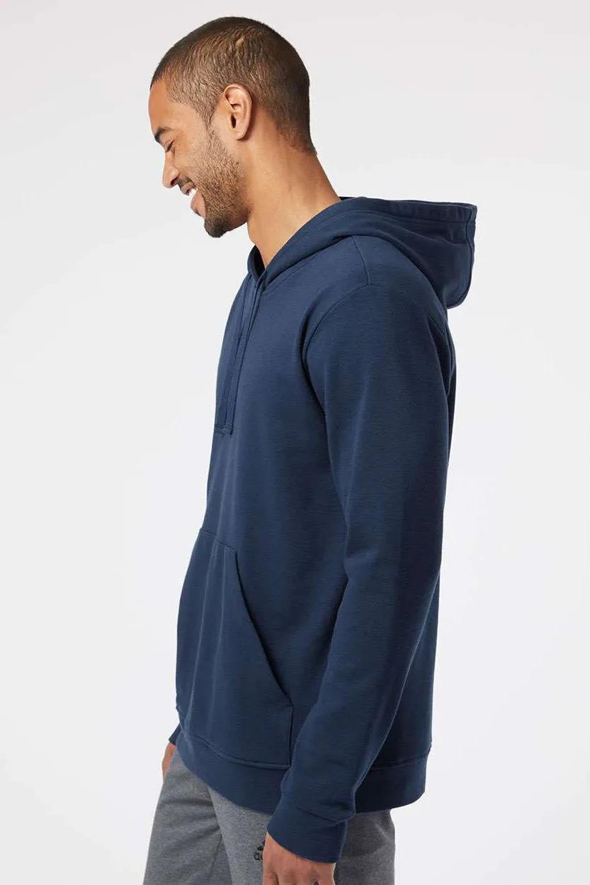 Adidas Mens Fleece Hooded Sweatshirt Hoodie - Collegiate Navy Blue - NEW