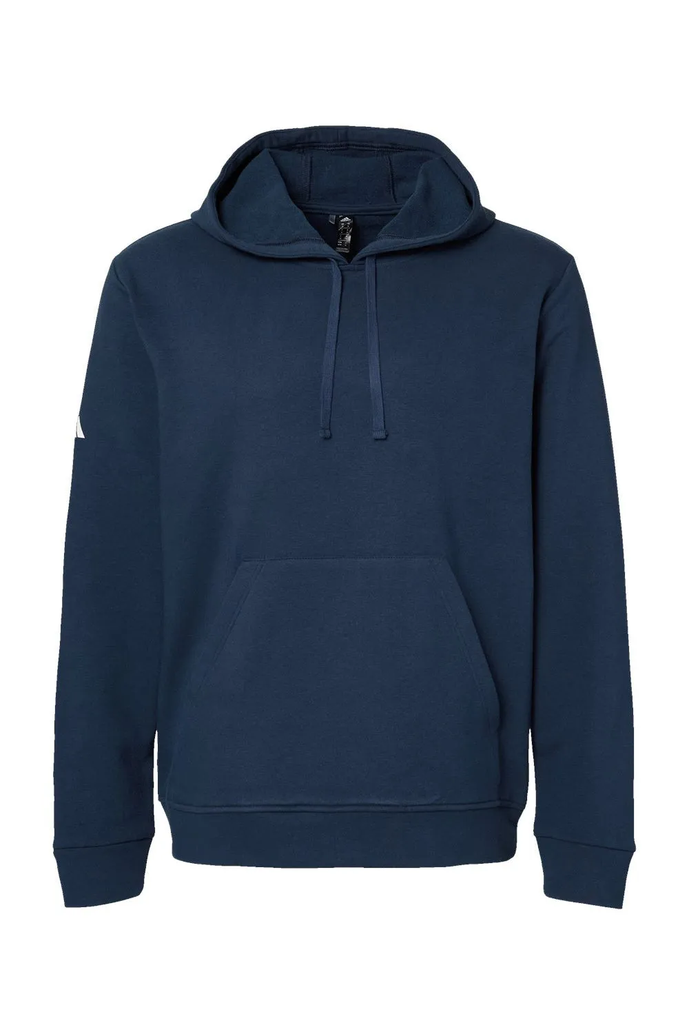 Adidas Mens Fleece Hooded Sweatshirt Hoodie - Collegiate Navy Blue - NEW