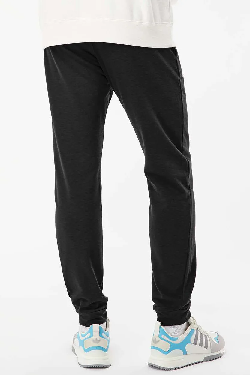 Adidas Mens Fleece Jogger Sweatpants w/ Pockets - Black - NEW