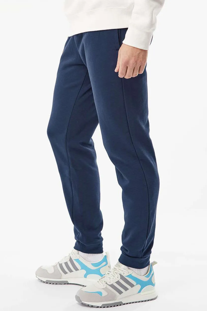 Adidas Mens Fleece Jogger Sweatpants w/ Pockets - Collegiate Navy Blue - NEW