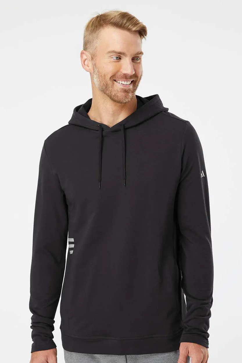 Adidas Mens Hooded Sweatshirt Hoodie - Black - NEW