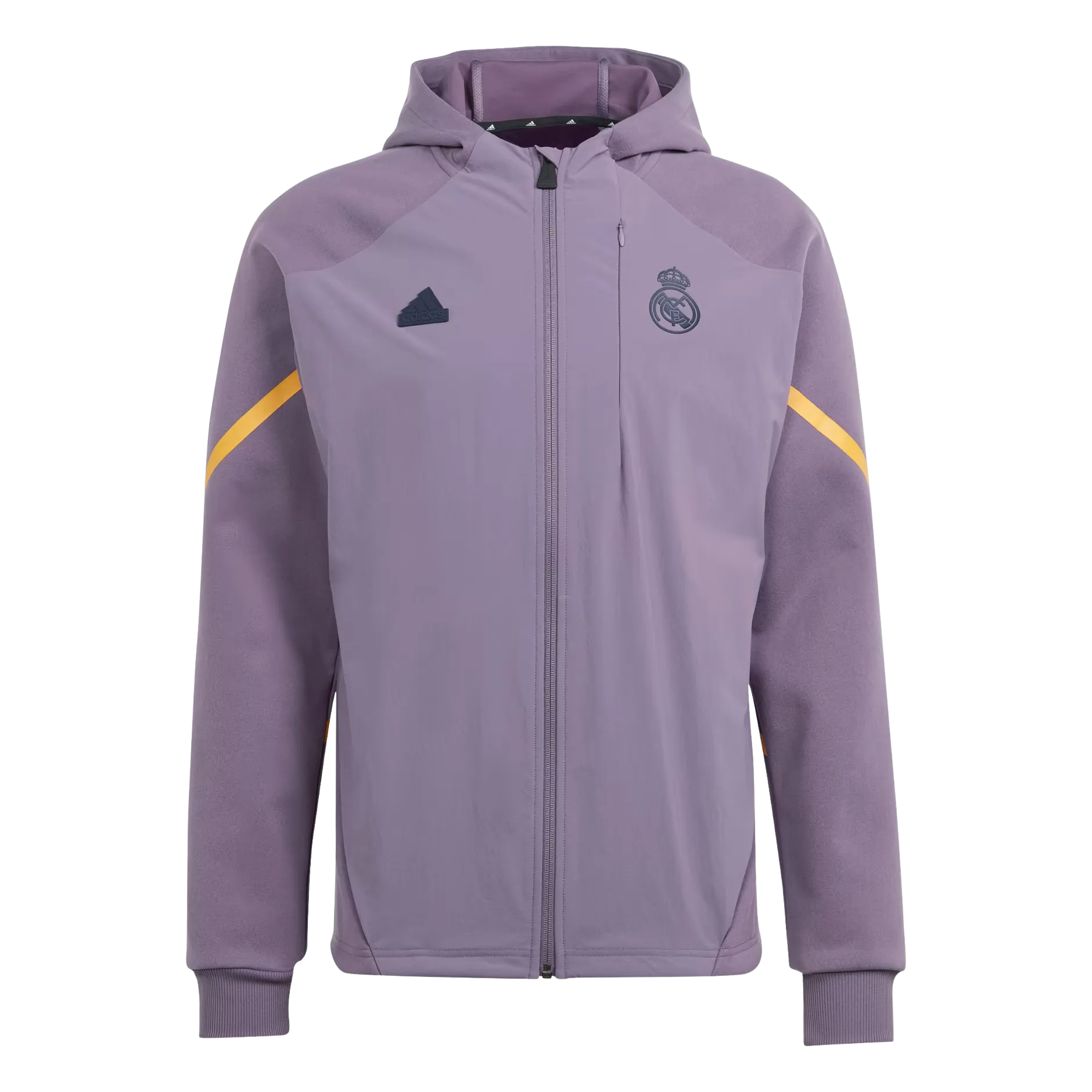 Adidas Men's Real Madrid Designed for Gameday Full-Zip Hoodie