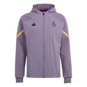 Adidas Men's Real Madrid Designed for Gameday Full-Zip Hoodie