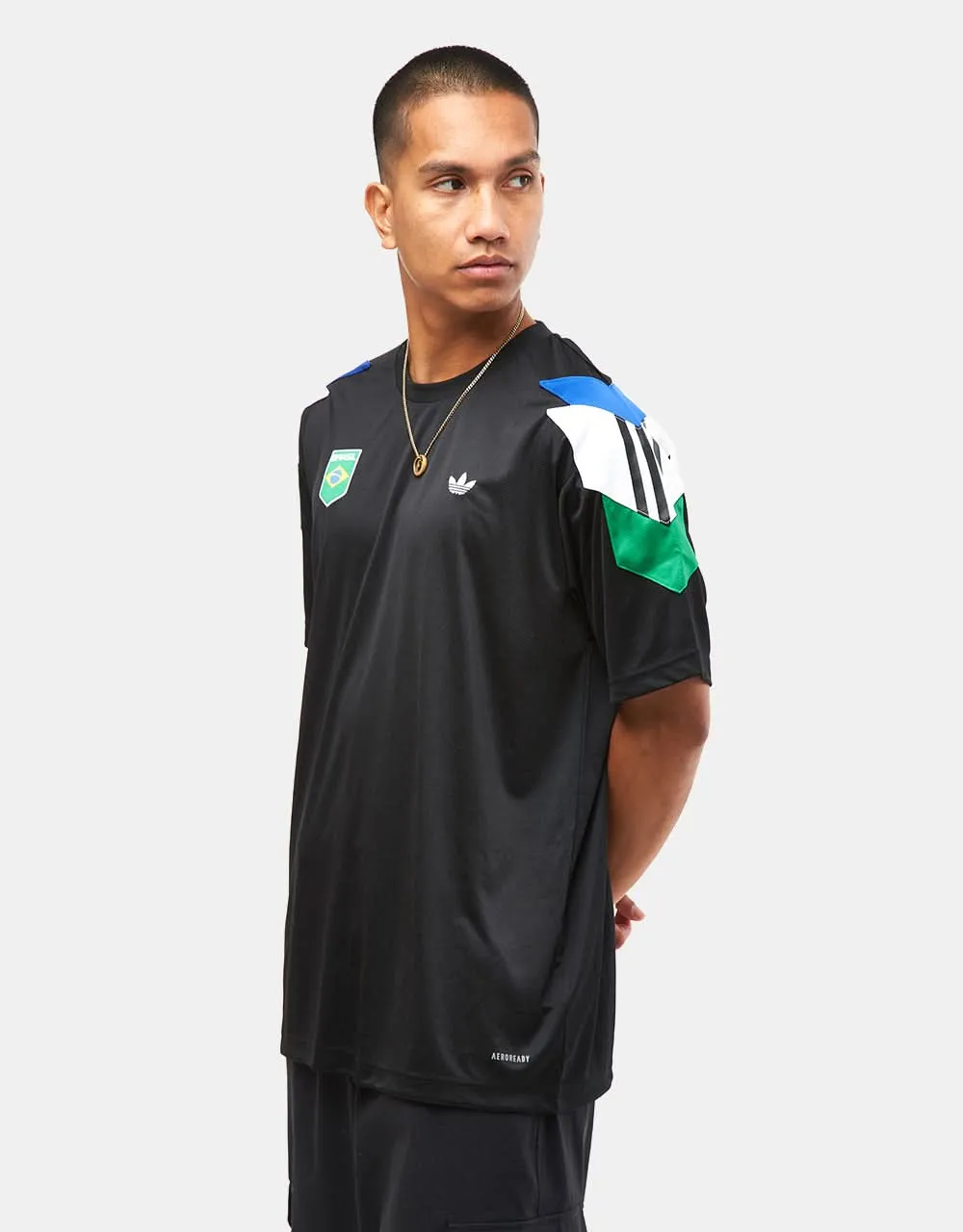 adidas x Criola 'Team Brasil' Power of 3 Jersey - Black