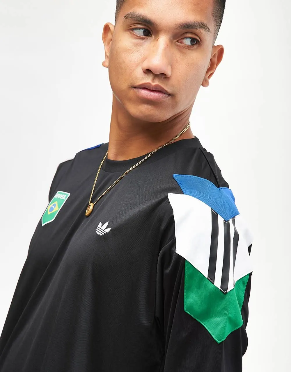 adidas x Criola 'Team Brasil' Power of 3 Jersey - Black