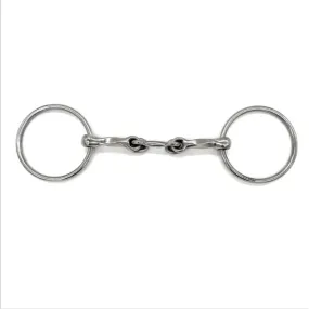 AJR Twisted Locking Dog Bone Loose Ring Bit