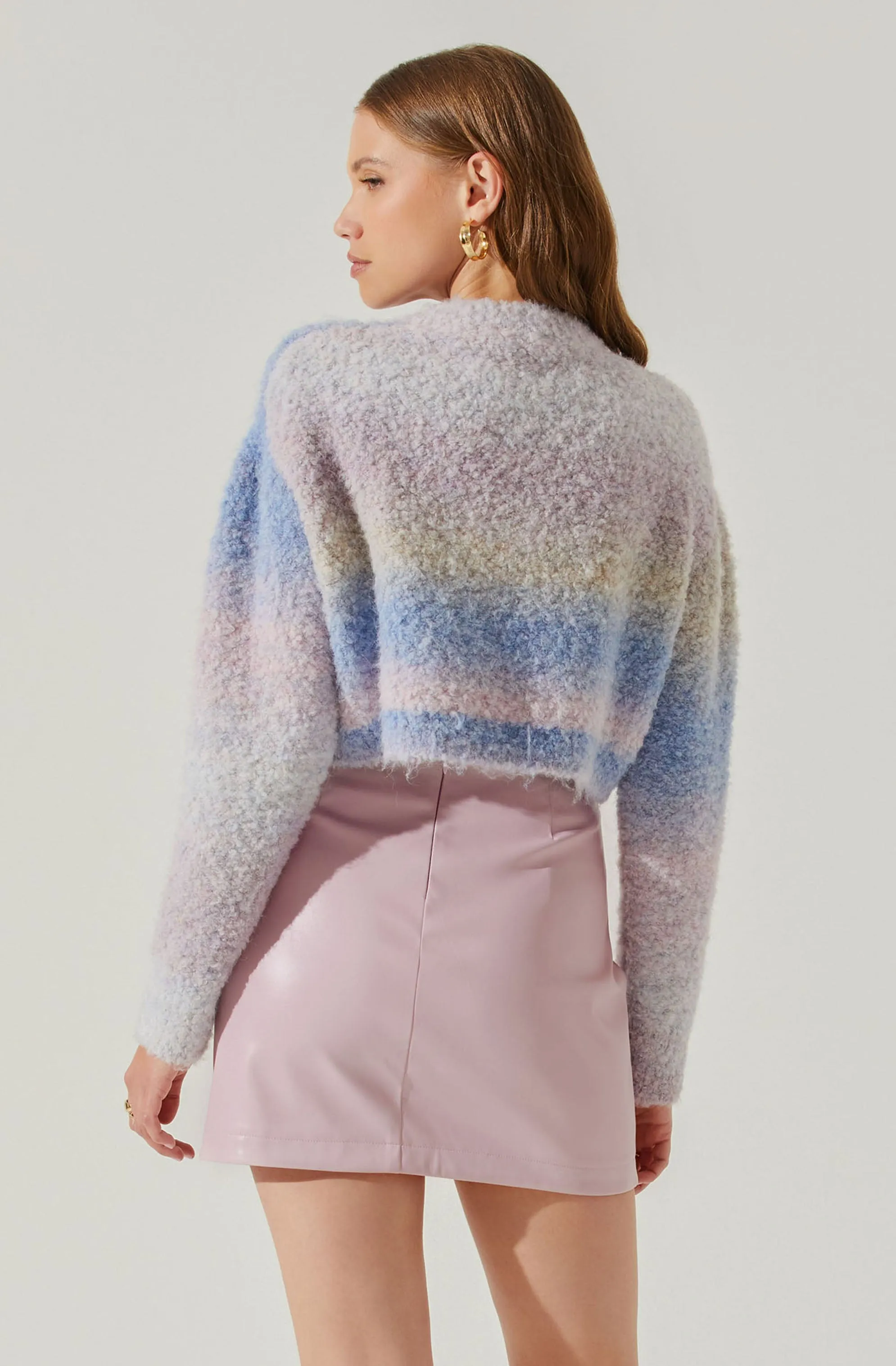 Alita Cropped Ombre Sweater