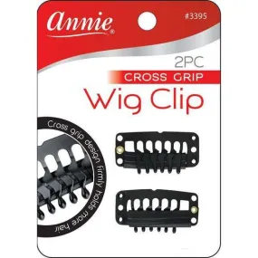 Annie 2pc Cross Grip Wig Clip #3395