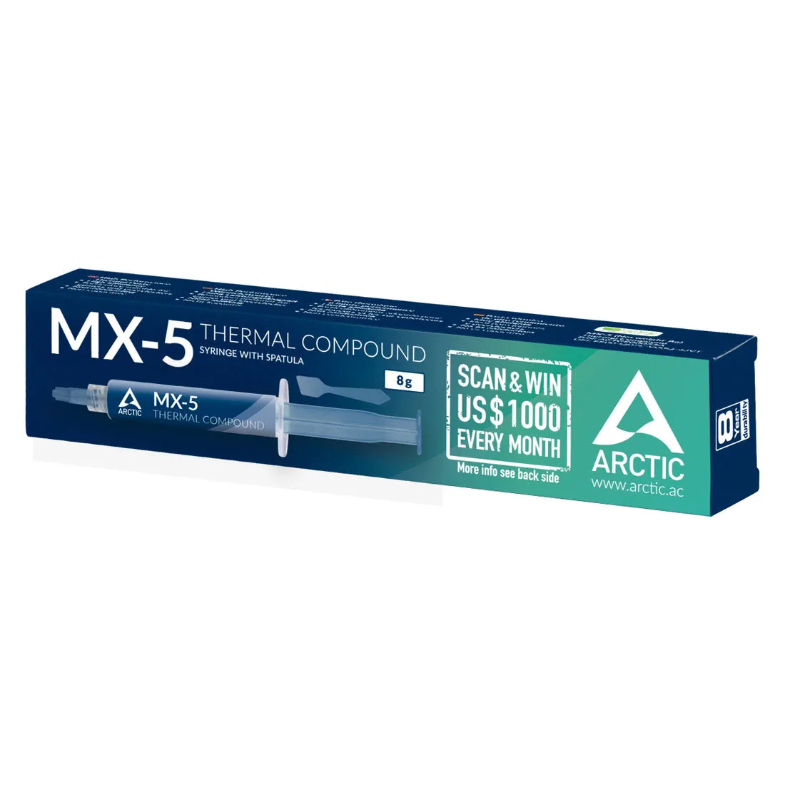 ARCTIC MX-5 8gm with Spatula Carbon Based Thermal Paste