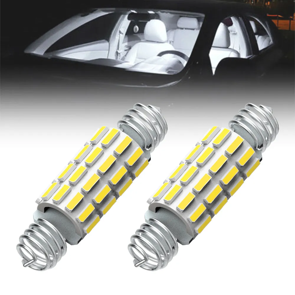 AUXITO Spring Retractable 578 LED Bulb Festoon 211-2 212-2 Light Bulb Interior Lights