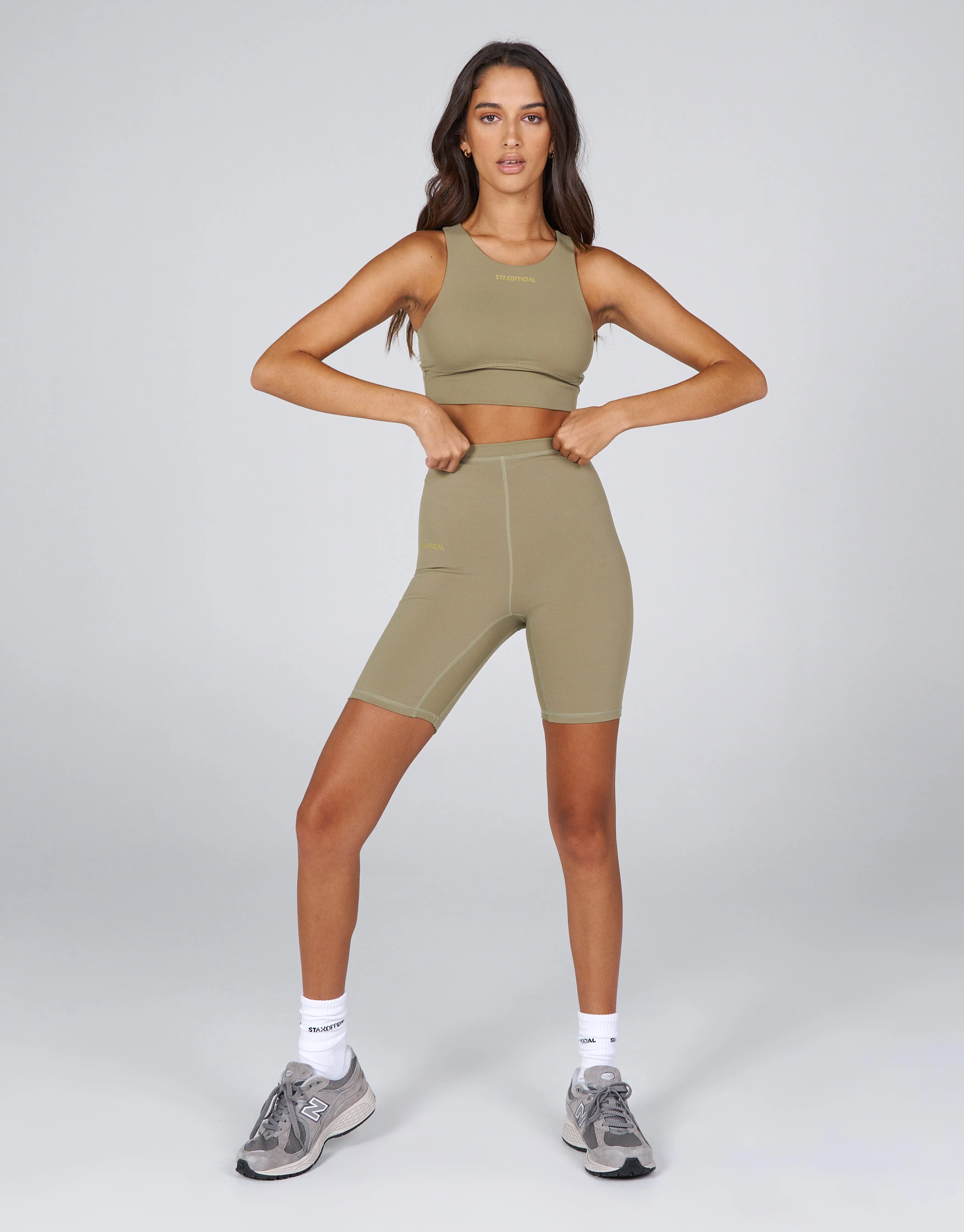 AW Bike Shorts - Olive (Creo)