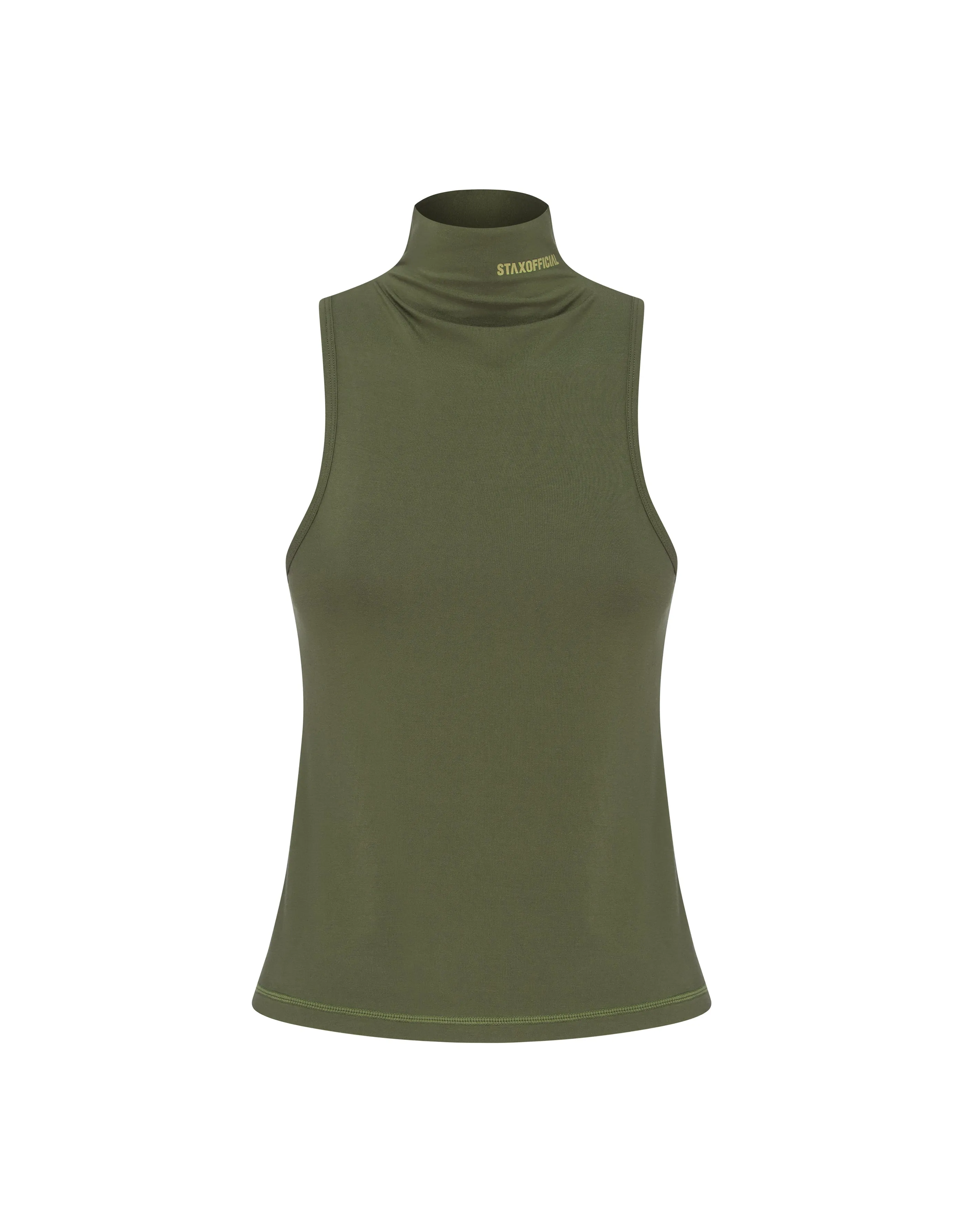 AW High Neck Tank - Oryx (Olive)