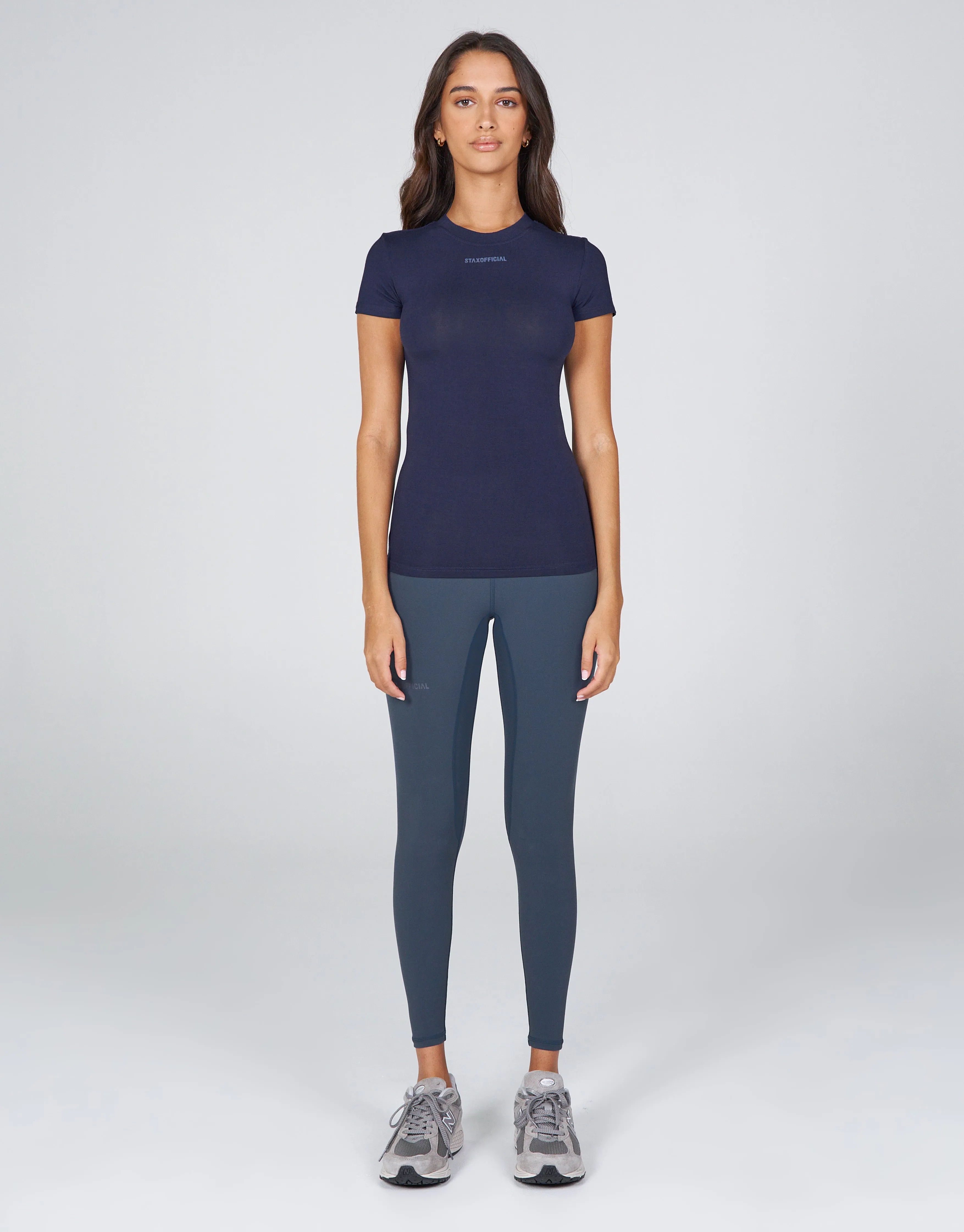 AW Womens Tee - Azure (Slate)