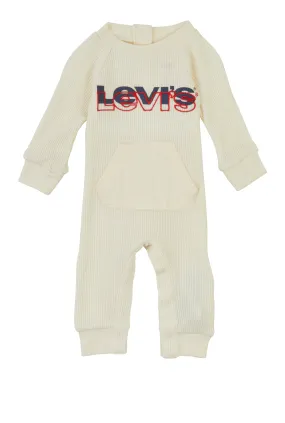 Baby Boys 0-9M Levis Pocket Detail Logo Graphic Jumpsuit