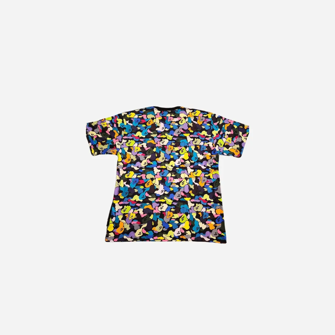 BAPE MULTI CAMO NYC LOGO TEE MULTICOLOR/BLACK