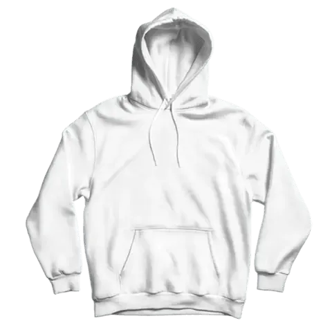 Basic Plain White Hoodie