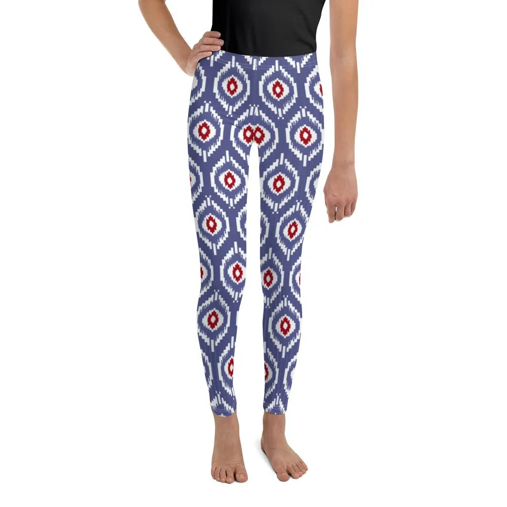 Batik Inspired Youth Leggings