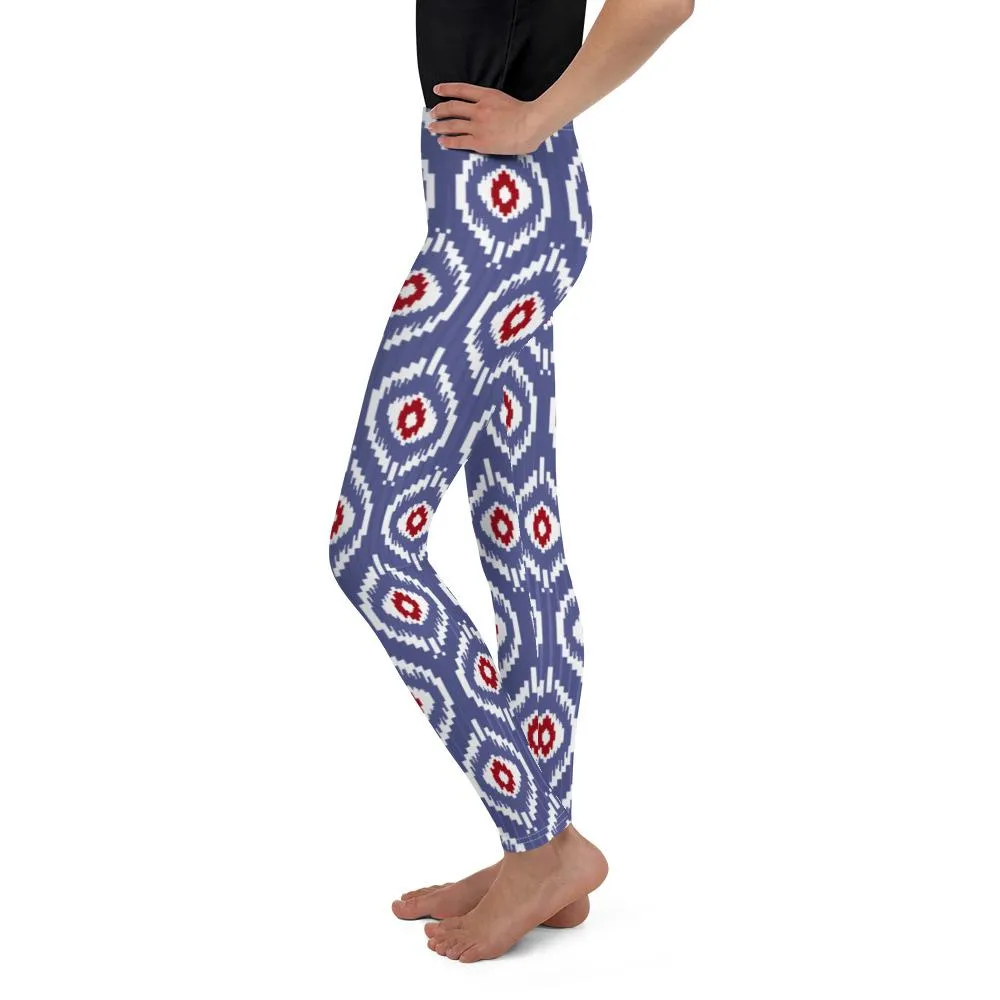 Batik Inspired Youth Leggings