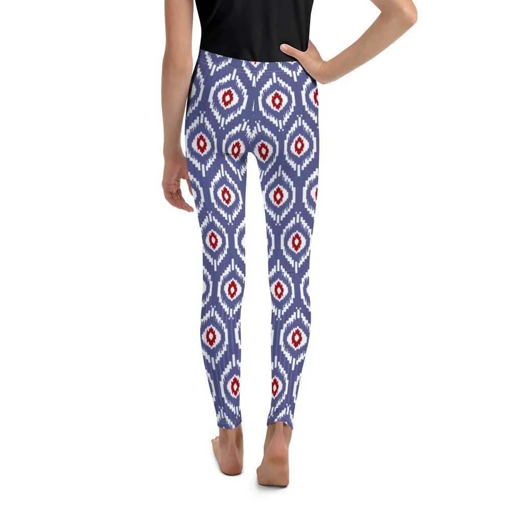 Batik Inspired Youth Leggings