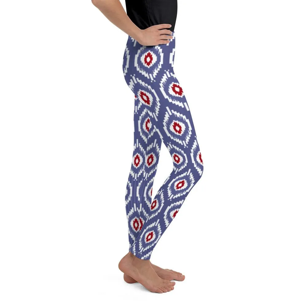 Batik Inspired Youth Leggings