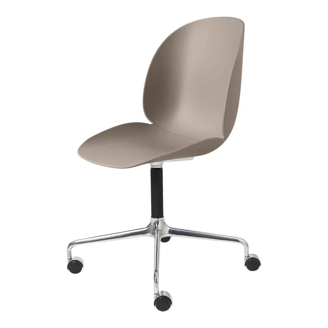 Beetle Meeting Chair - 4-Star Base w/ Castors - Unupholstered