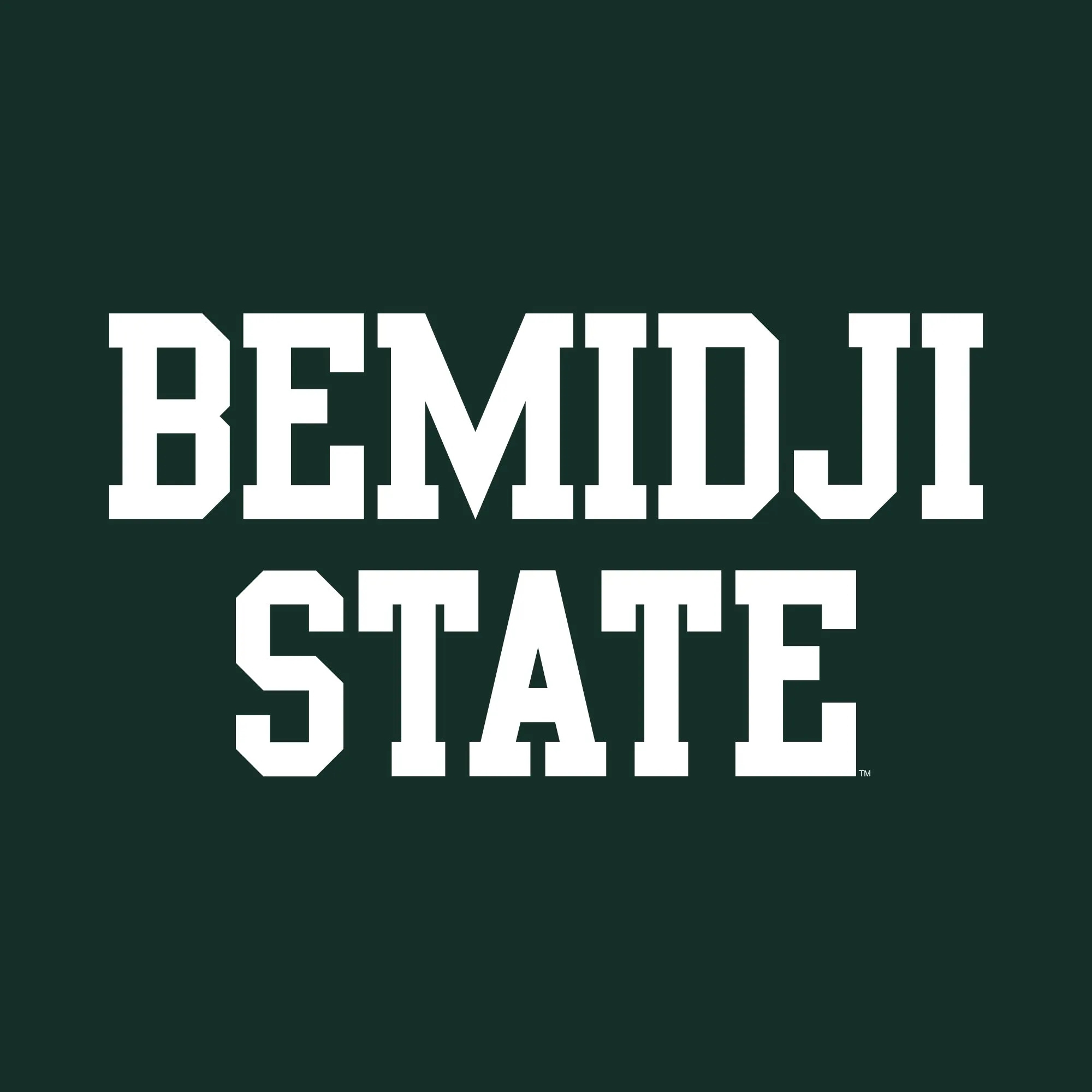 Bemidji State Beavers Basic Block Long Sleeve T Shirt - Forest