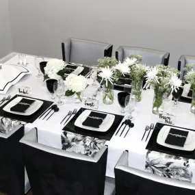 Black & White Tablescape