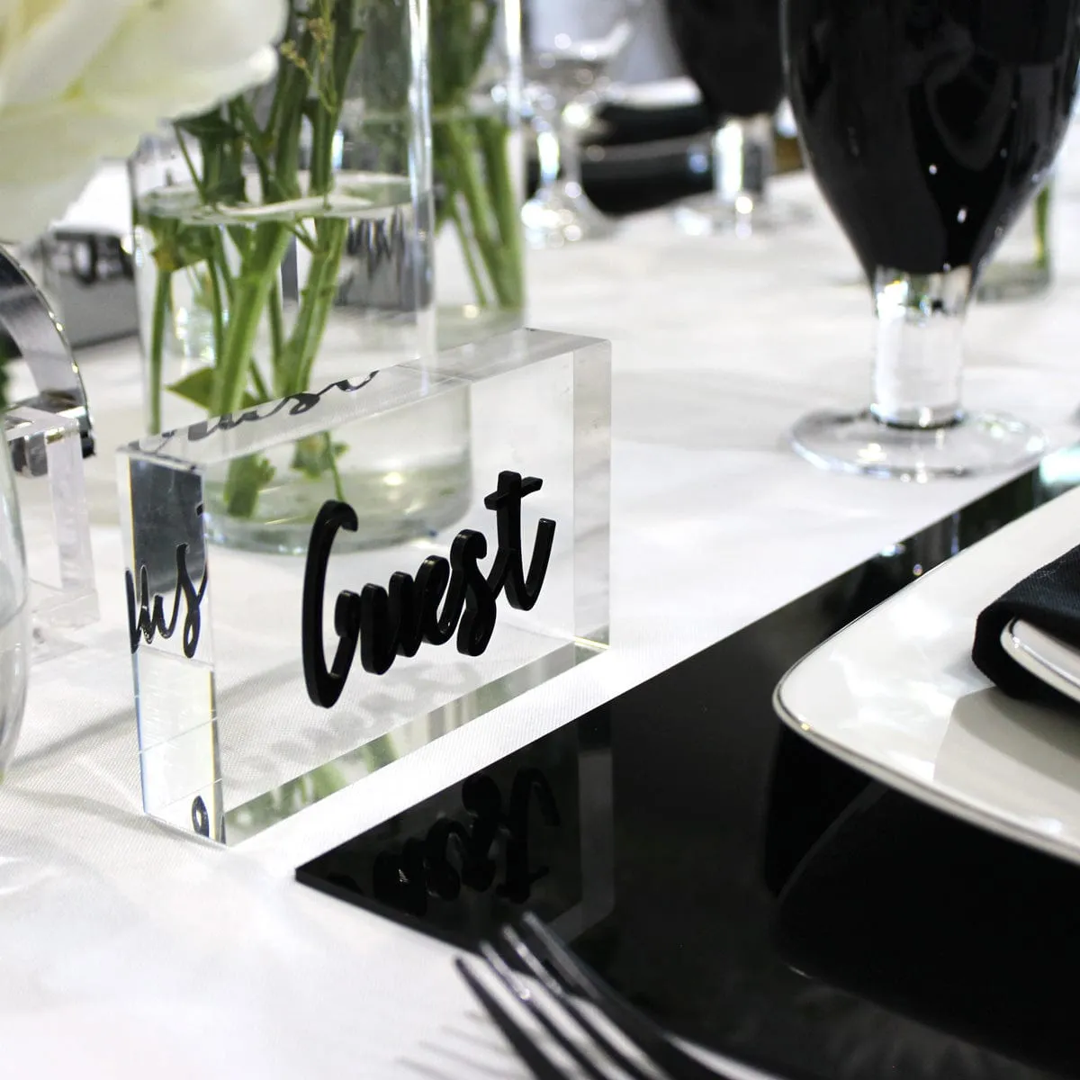 Black & White Tablescape