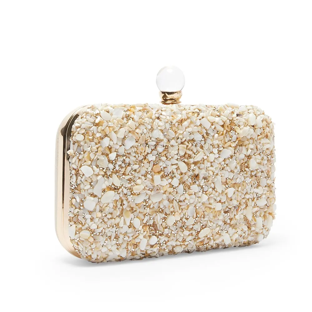 Bliss Handbag in Ivory Crystal