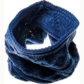 Blue Diamond Aran Snood