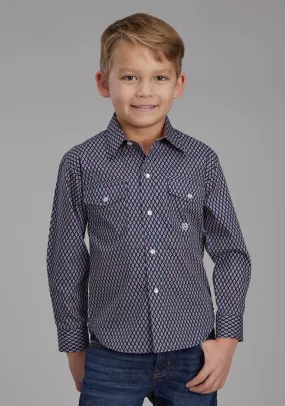 Boy's Roper "Fall River" Long Sleeve Western Shirt