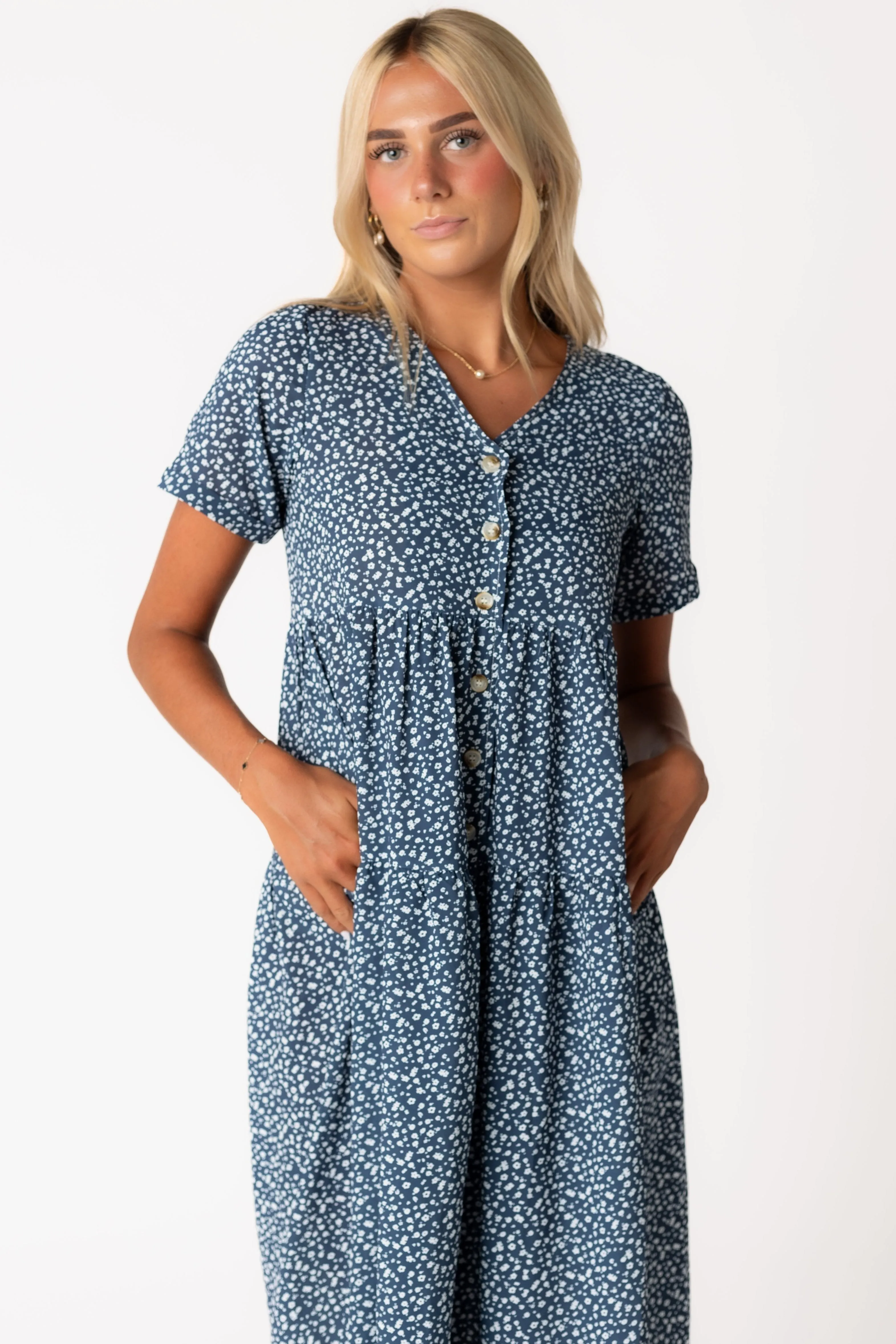 Brass & Roe Keri Button Down Dress