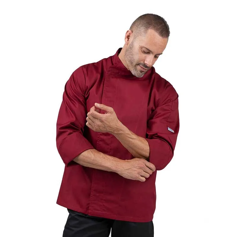 Burgundy Chef Coat - MANELLI