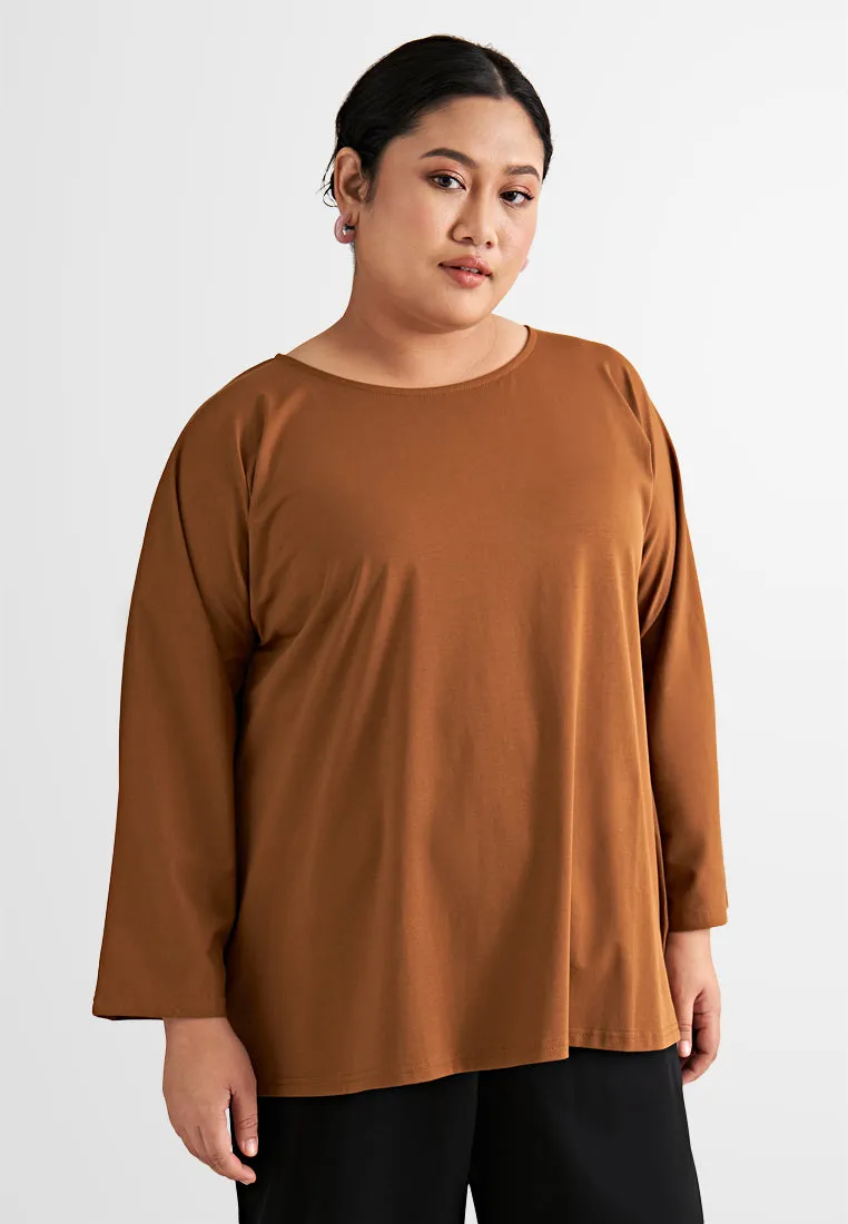 Calista EVERYDAY Loose-fit Crop Sleeve Tshirt