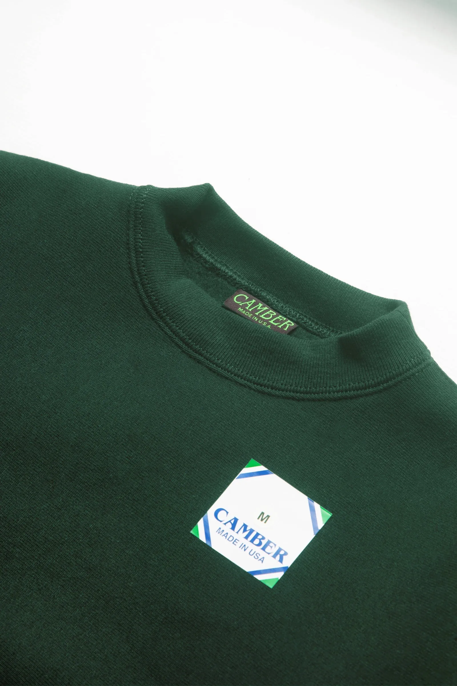 Camber USA - 234 12oz Crewneck - Forest Green