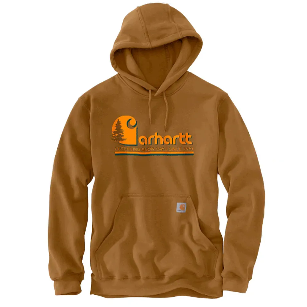 Carhartt 106498 Loose Fit Midweight Tree Graphic Sweatshirt Hoodie