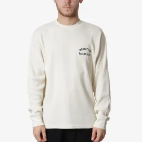 Carhartt WIP Basics Script Waffle Long Sleeve T-Shirt