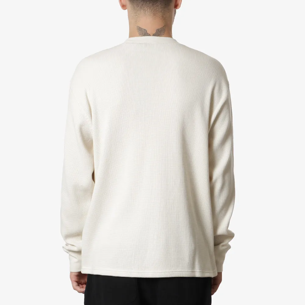 Carhartt WIP Basics Script Waffle Long Sleeve T-Shirt