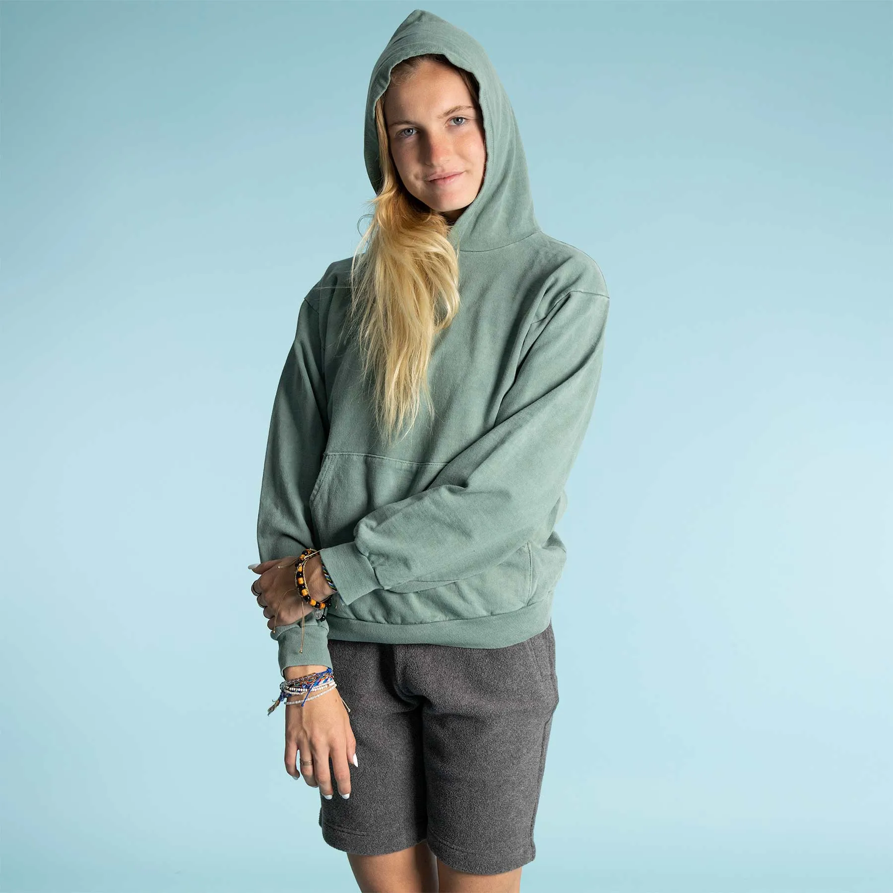 CARMEL VALLEY 100% Organic Cotton Medium Weight Hoodie (Grown & Made in USA) (Unisex)